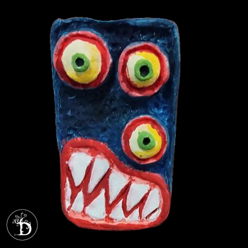 bas-relief The Shishupala création plastique draculyre illustratrice