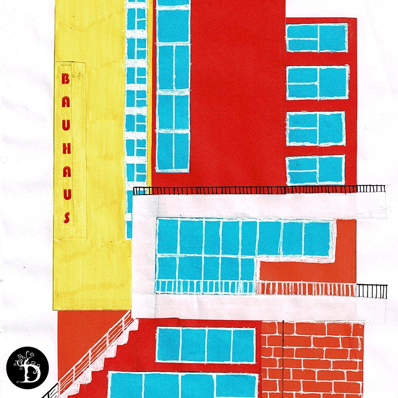 Géométrie du quotidien création plastique draculyre illustratrice