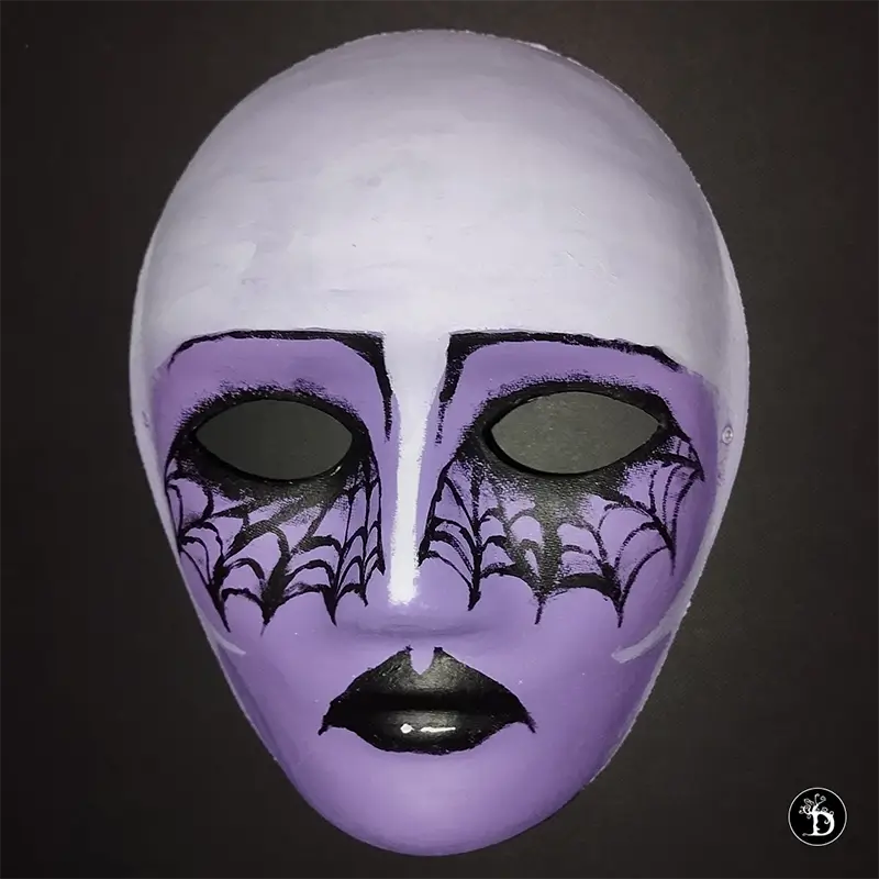 Masque de carnaval création plastique de Draculyre Illustratrice