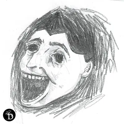 série émotions fortes la folie création traditionnelle draculyre illustratrice