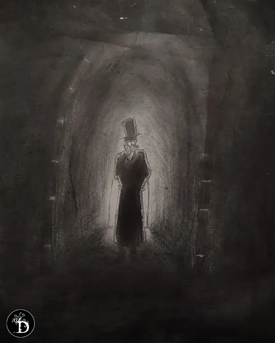 Jack l'éventreur création traditionnelle draculyre illustratrice