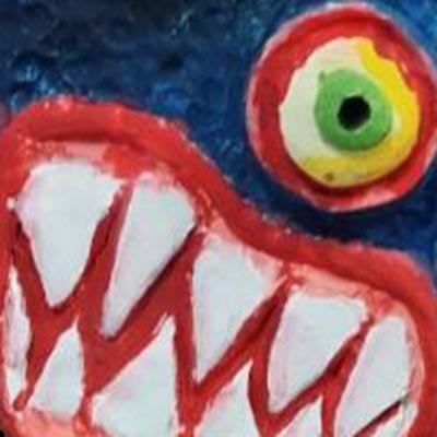 détail bas-relief The Shishupala création plastique draculyre illustratrice