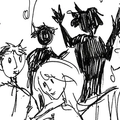 détail la fête création traditionnelle draculyre illustratrice