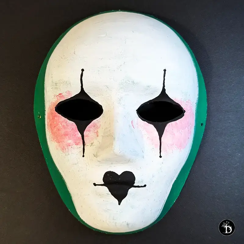 Masque de carnaval 2 création plastique de Draculyre Illustratrice