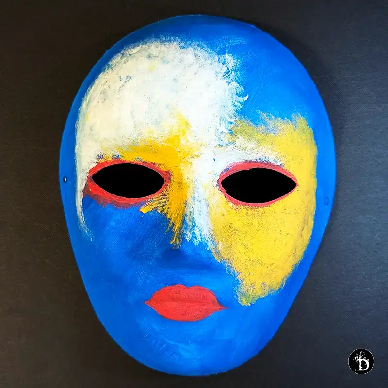 Masque de carnaval 3 création plastique de Draculyre Illustratrice